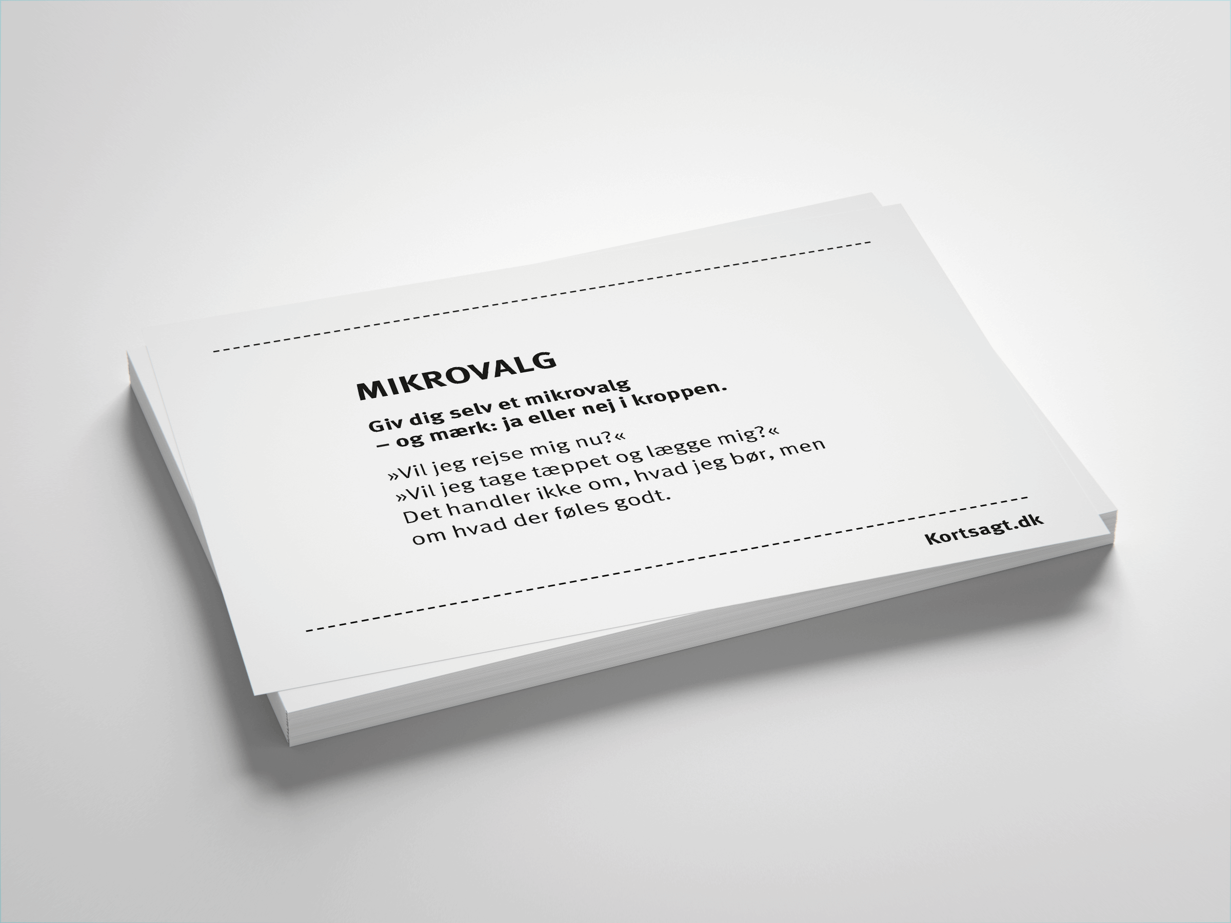 Print-selv  samtalekort iværksættere